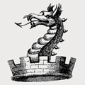 Archer family crest, coat of arms
