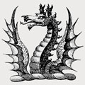 Babington family crest, coat of arms