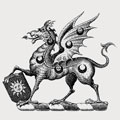 Hurst family crest, coat of arms
