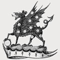 Sloggett family crest, coat of arms