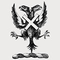 Jerrard family crest, coat of arms