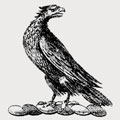 Claridge family crest, coat of arms
