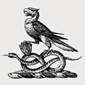 Thrupp family crest, coat of arms