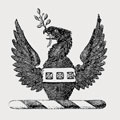 Pruen family crest, coat of arms