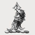 Sharp family crest, coat of arms