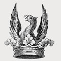 Slaughter family crest, coat of arms