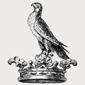 Kirkland family crest, coat of arms