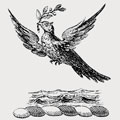 Bradbury family crest, coat of arms