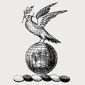 Hoadley family crest, coat of arms