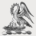 Woodcock family crest, coat of arms