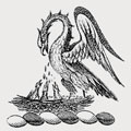 O'heron family crest, coat of arms