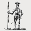 Delamaine family crest, coat of arms