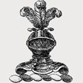 Perigal family crest, coat of arms