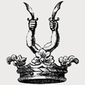 Burchall family crest, coat of arms