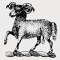 Battersbee family crest, coat of arms
