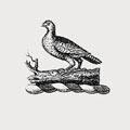 Hawker family crest, coat of arms