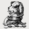 Aldham family crest, coat of arms