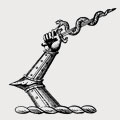 Meryweather family crest, coat of arms