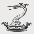 Heron family crest, coat of arms