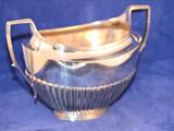 A 19thC Sheffield plate sugar bowl