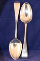 A pair of Victorian serving spoons