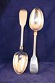 A pair of Victorian Exeter pudding spoons