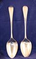 A good pair of Georgian serving spoons