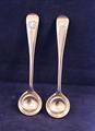 A pair of salt spoons