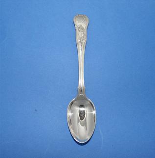 A Regency King's pattern sterling silver teaspoon