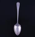 A George III Old English pattern sterling silver table spoon