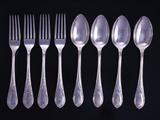 Collection of modern sterling silver flatware