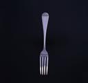 A Victorian Old English pattern sterling silver table fork