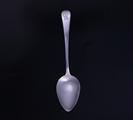 A George III Old English pattern sterling silver dessert spoon