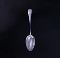 An Edwardian Old English pattern sterling silver dessert spoon