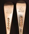 A pair of William IV pudding forks