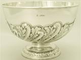 A Fine Antique Victorian English Sterling Silver Bowl
