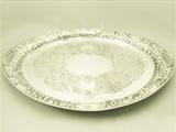 A Magnificent and Impressive Antique Edwardian English Sterling Silver Tea Tray