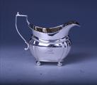 A George V sterling silver cream jug