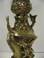 Important Pair Of Antique Silver Gilt Candelabra