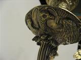 Important Pair Of Antique Silver Gilt Candelabra