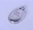 A Victorian sterling silver pocket flask