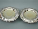 Antique Silver Gorham Martele Signed Compotes