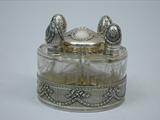 Antique French Sterling Silver Fitted Perfume Set