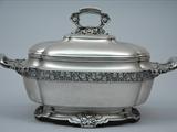Sterling Silver Tureen Organic Decoration
