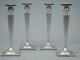 Silver Candlesticks Moderne