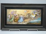 Micro Mosaic Plaque Mythology Scene