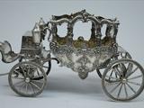 German Silver And Gilded Carriage