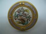 Antique 18k Gold Micro Mosaic Brooch