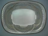 Antique Silver Centerpiece Basket/bowl