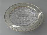 Tiffany Sterling Silver Brilliant Cut Glass Bowl